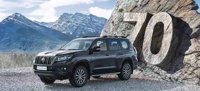 Toyota&nbsp;Land&nbsp;Cruiser Prado доступен в новой<br> серии 70<sup>th</sup> Anniversary