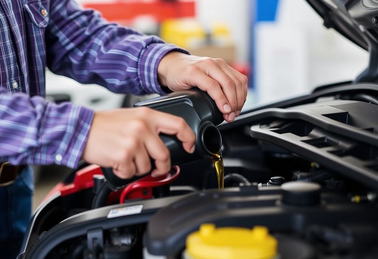замена масла в&nbsp;авто